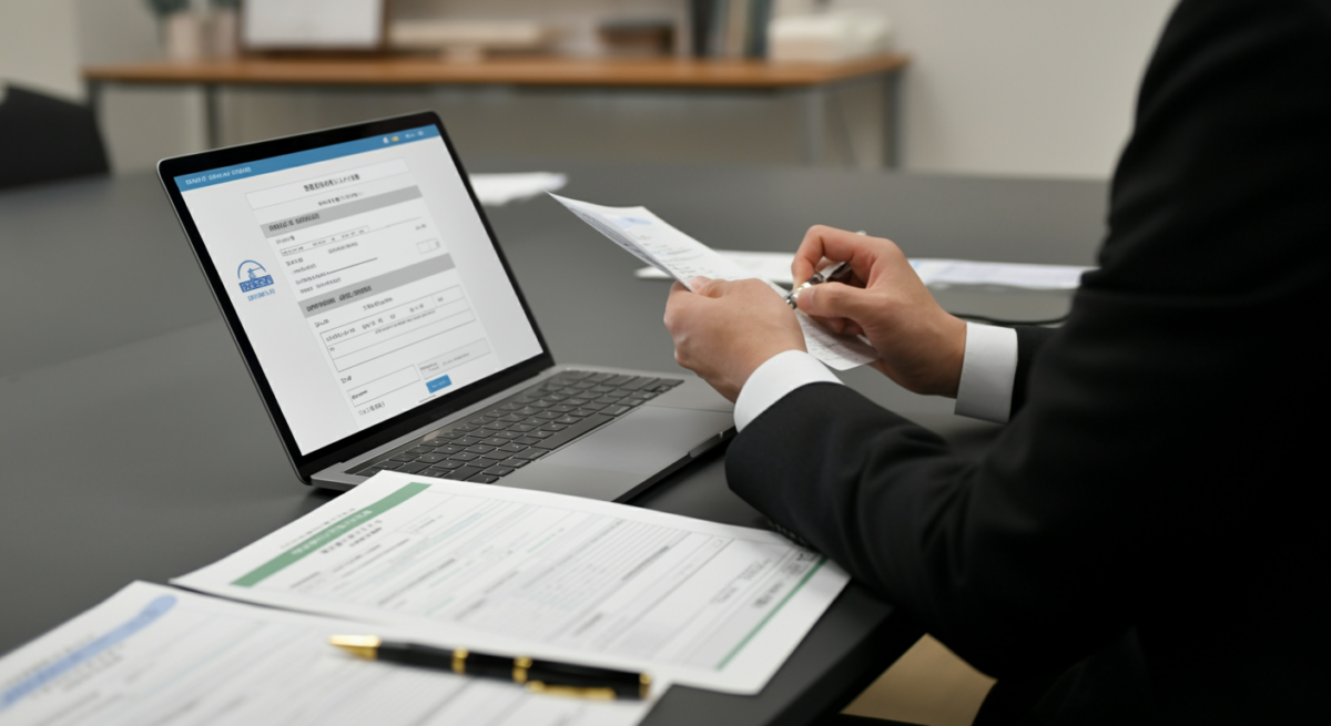 補助金申請プロセスの書類