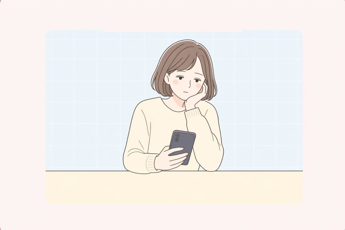 夜遅くDM返信で疲弊