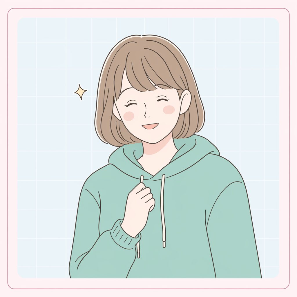 誇らしげなリナ