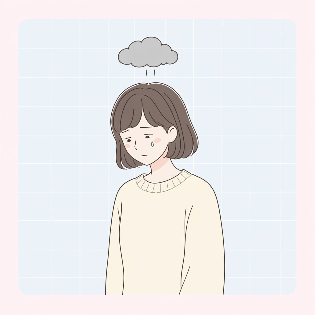 落ち込むミホ