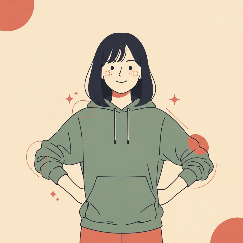 誇らしげなリナ