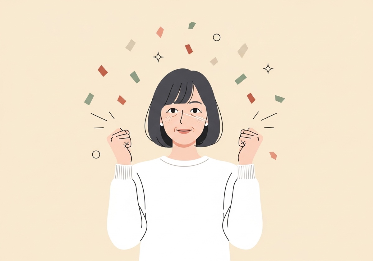 ミホが達成した瞬間