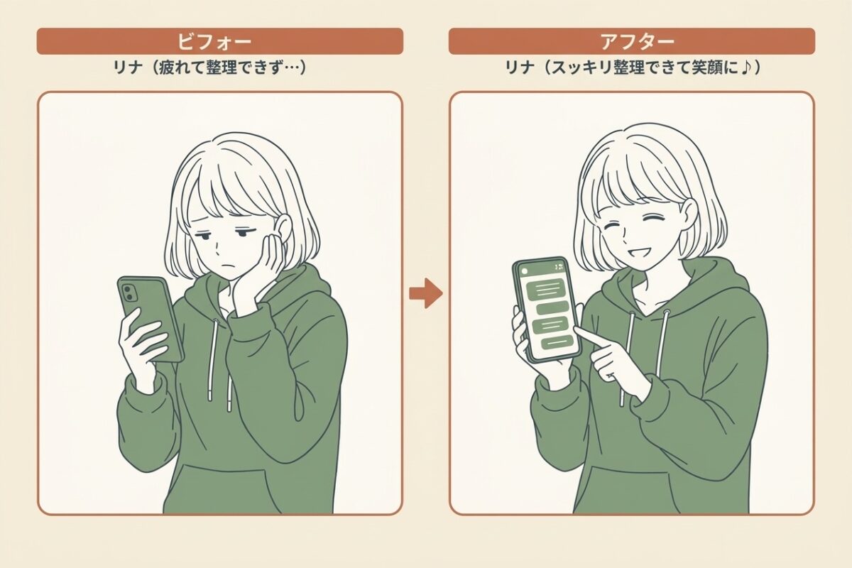 ビフォーアフター比較
