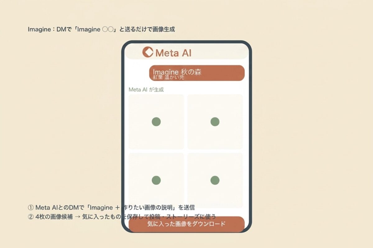 Imagine:DMで「Imagine 〇〇」と送るだけで画像生成