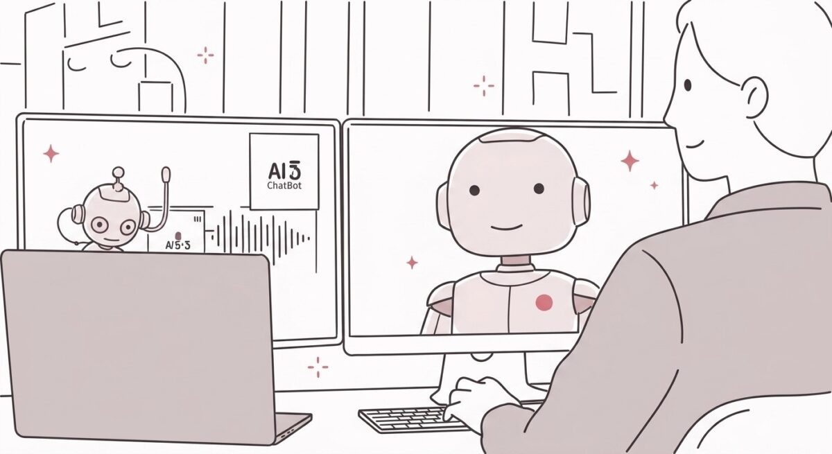 AI比較評価の画面