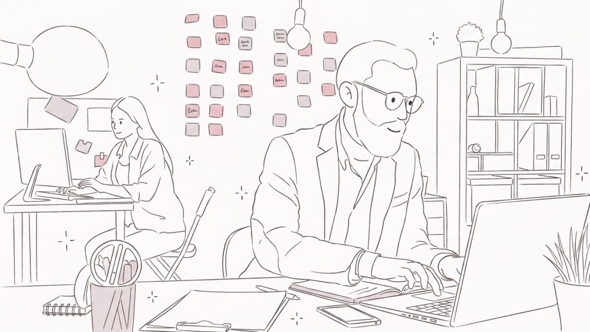 AIスライド作成の基本ワークフロー設計に関するイメージ