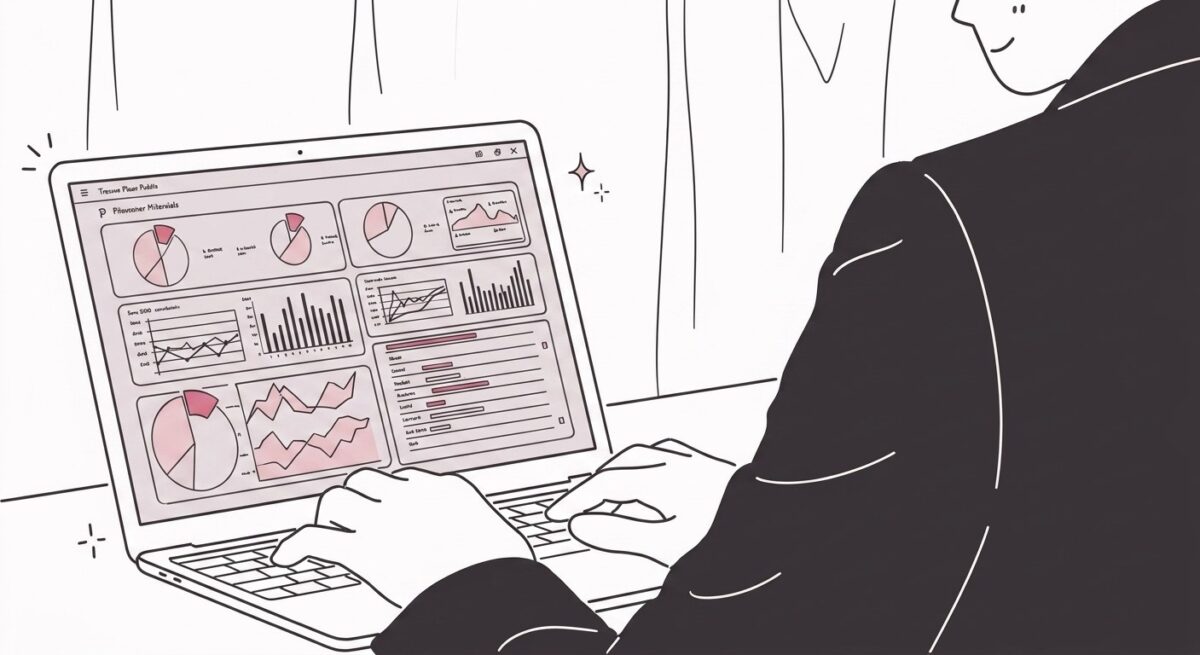ビジネスダッシュボードを確認するイメージ