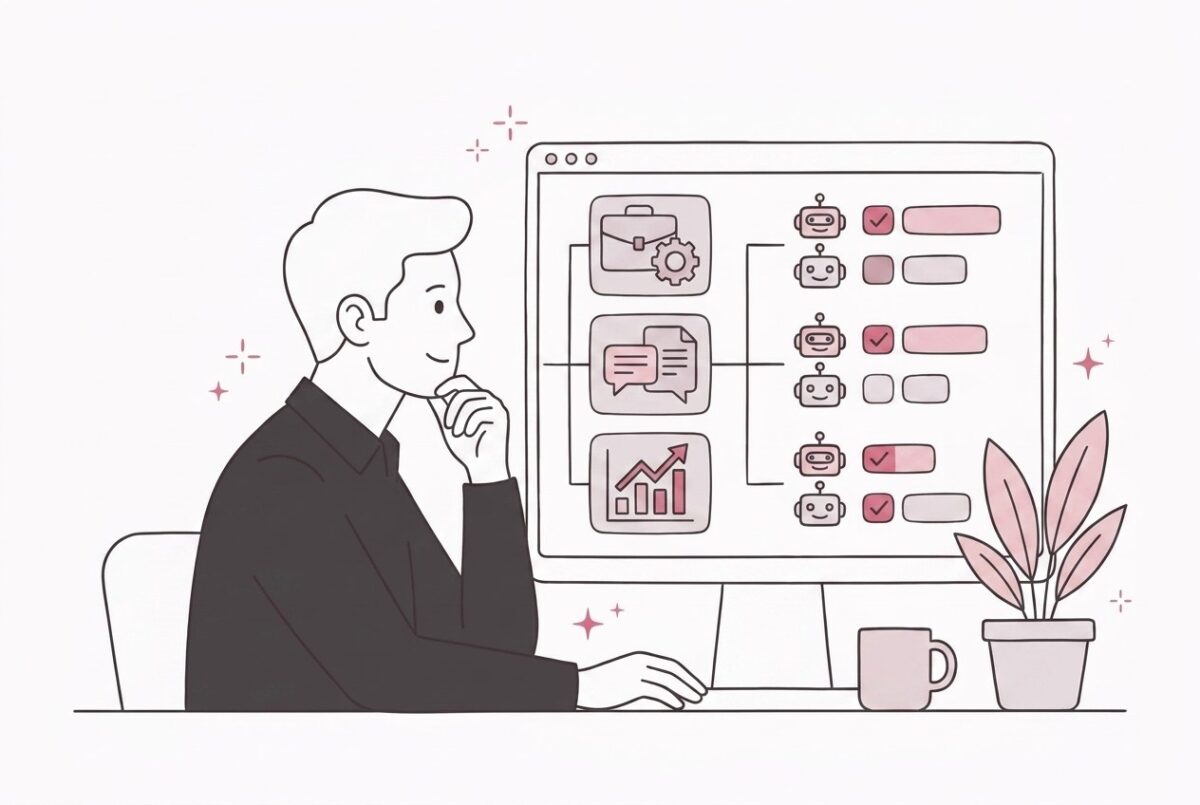 業務領域別のAIアシスタント選定ポイントに関するイメージ