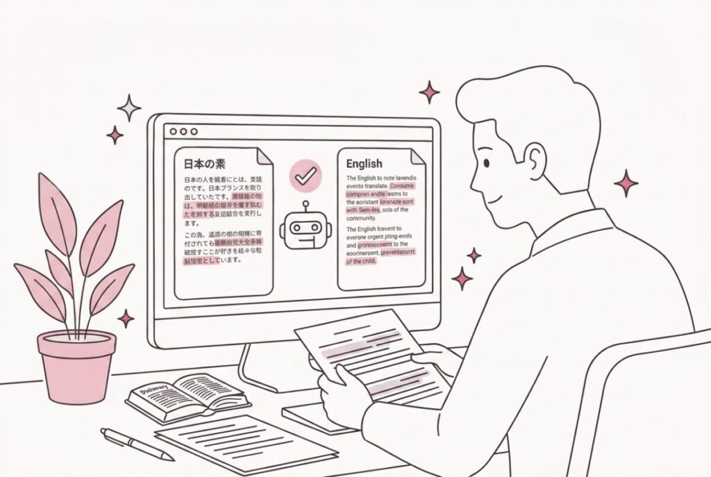 AI翻訳の品質を上げる5つのコツ|ビジネス文書で使える精度向上テクニック