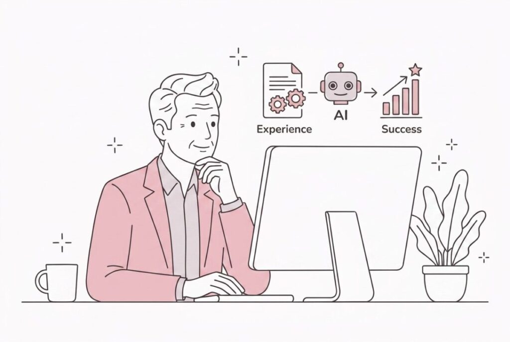 50代からのAI起業は遅くない|経験×AIで勝てる3つの理由と成功パターン