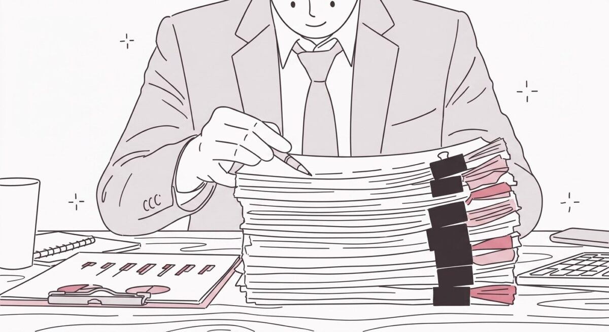 月次レポート作成の課題を抱えるビジネスパーソン